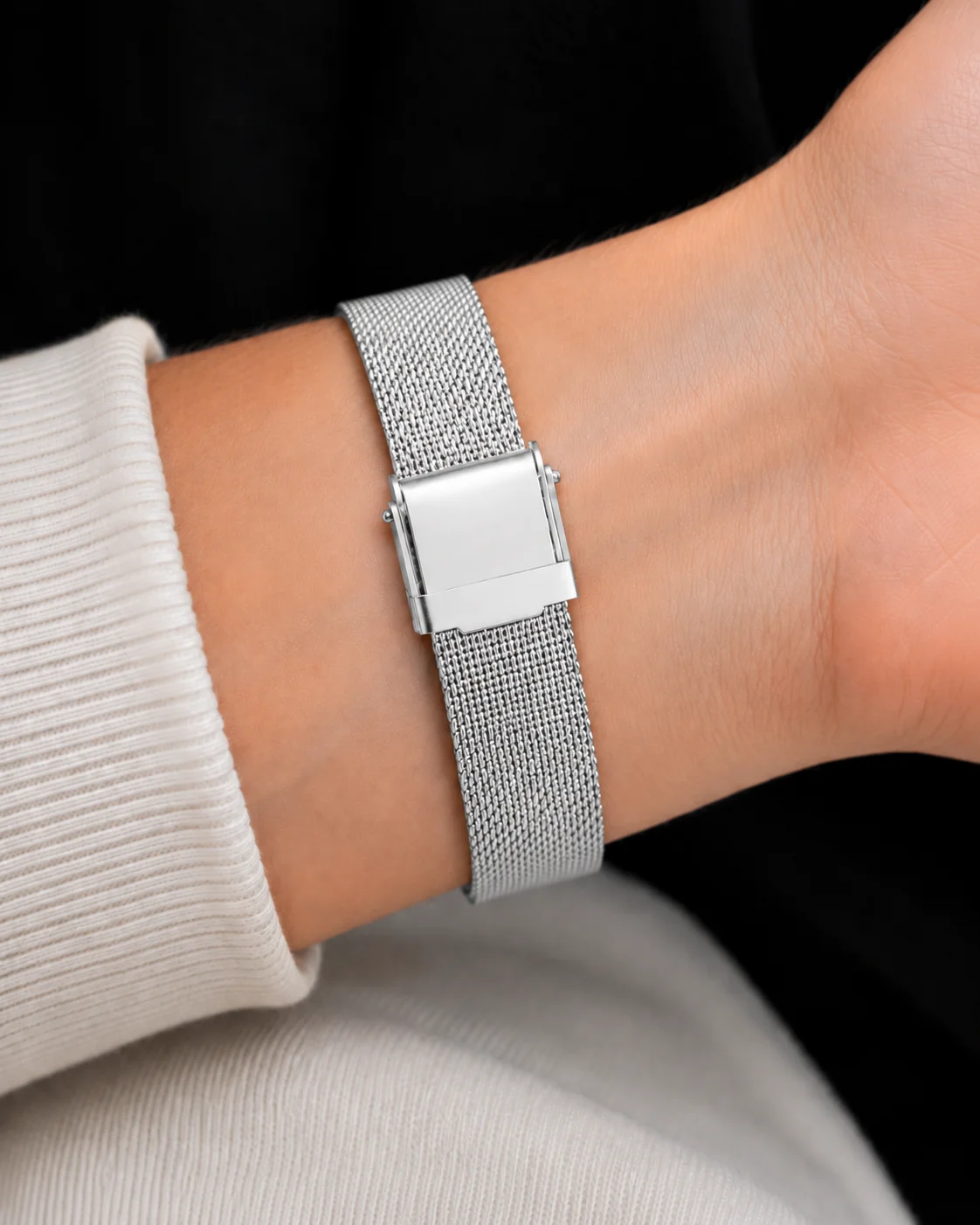 Mesh bracelet silver (16mm) - Image 3